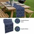 thumbnail image 5 of Navy Blue Spring Floral Table Runner - 120 Inch Long, Kitchen Dining Table Runner Dresser Scarves, Modern Abstract Art Farmhouse Farmhouse Decor for Coffee Tables Wedding Party Banquet, 5 of 8