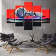 thumbnail image 2 of TISHIRON 5PCS Framed Music Theme Canvas Wall Art Set,50"x24" Vinyl Records and Headphones Wall Canvas Art Decor, 2 of 7