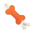 thumbnail image 5 of Felt Bone Dog Chew Toy with Cotton Rope Knots, Interactive Tug-of-War Toy, Non-Woven Dental Teething Toy for Puppies and Small Dogs to Clean Teeth and Relieve Boredom Red, 5 of 6