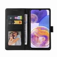 thumbnail image 7 of Allytech Samsung Galaxy A23 5G Case Synthetic Leather Case, Book Folding Flip Case with Kickstand Credit Card Slot Magnetic Closure Protective Cover for Galaxy A23 5G - Black, 7 of 7