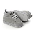 thumbnail image 3 of Toddler Baby Unisex Autumn PU Patchwork Walking Shoes Soft Sole, 3 of 4