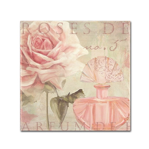 Trademark Fine Art "Parfum de Roses I" Canvas Art by Color Bakery