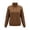 Coffee, variant on Women's Quarter Zip Blouse Pullover Polar Fleece Sweatshirts Lightweight Stand Collar Warm Jacket Tops Coffee,L