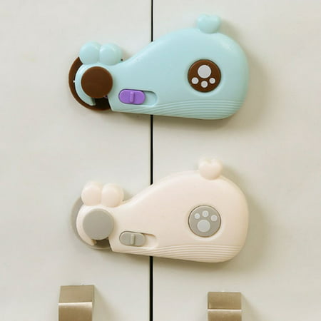 Moaere Baby Safety Cabinet Locks Child Whale Lock Latches for Drawers Closet Cupboard Doors Windows Easy