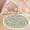 Color 3, variant on Washable Non Slip 4ft Round Rug, Scandinavian Nursery Boho Rainbow Print Circle Area Rugs with Tassels Carpet for Nursery Bedroom Living Room Playroom Tent rug Tent Castle