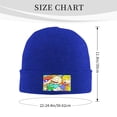 thumbnail image 3 of Rugrats Winter Hats Warm Knit Cuffed Beanie Unisex Skull Knitted Caps Fashion Ski Hat For Men And Women Blue, 3 of 9