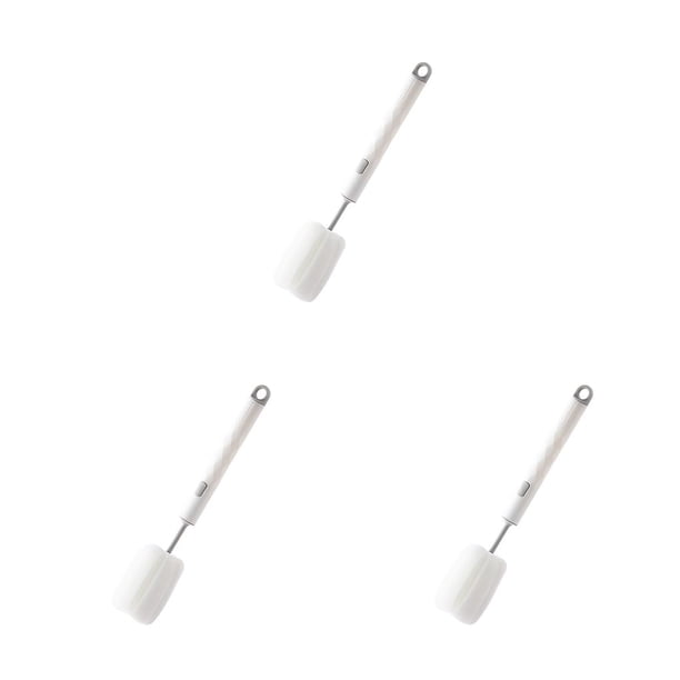 Monstrate Esponja de limpieza de tazas, cepillo para biberón de cocina, desmontable, té, leche, copa de vino, fregador antiarañazos, café blanco Type1 NO1 Monstrate CBP395335
