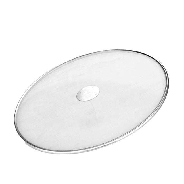 Yuarrent Sartén Protector contra salpicaduras Aparatos de cocina prácticos Seguro con mango plegable Accesorios de cocina Malla de pantalla de grasa Cocina y Comedor 25CM Yuarrent HA060067-01