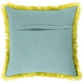 thumbnail image 2 of Kiko KKO-001 18"H x 18"W Square Pillow Cover in Aqua/Yellow/Pink/Saffron/Gray, 2 of 2