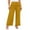 Yellow, variant on LYMAYTER Women Casual Trousers High Waist Wide Leg Pants for S-3XL Business Casual Long Straight Pants