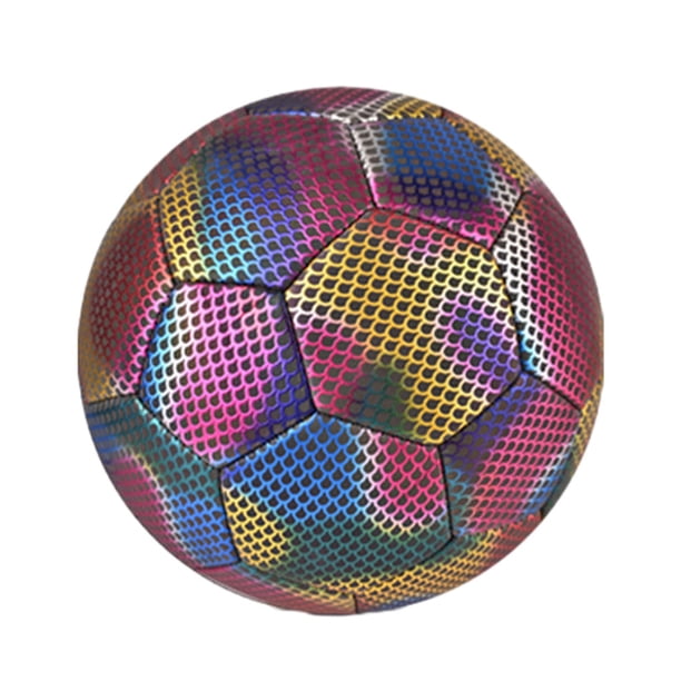 Yuarrent Balón de fútbol de moda del modelo de la PU para el entrenamiento y el fútbol luminoso del entrenamiento del fútbol de los partidos Ropa Deportiva, Zapatos