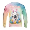 thumbnail image 2 of Happy Easter Great Pyrenees with Bunny Ear Headband and Flowers All Over Print 3D Sweatshirt Unisex Merch Pyr Dog Lover - 13001, 2 of 6