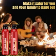 2 Pcs Portable Fire Extinguisher | 4-in-1 Small Fire Extinguisher for Home, Garage, Kitchen, Car | For Electric, Textile and Grease Fires |Easy Clean | Wall Mount Incl