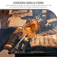 thumbnail image 2 of OULII 1 Set Rotating Turkey Forks 38.50X2.60X2.60cm For Bbq Barbecue Tool And Air Fryer, 2 of 7