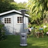 Garden Outdoor Patio Heater Propane Standing LP Gas Steel w/accessories New Stain Gray