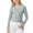 Grey, variant on Ticikt Kids Girl's Tie Wrap Top Long Sleeve V Neck Crop Tops Shirt Slim Fit Dance Fairy Yoga Workout Blouse For,Brown