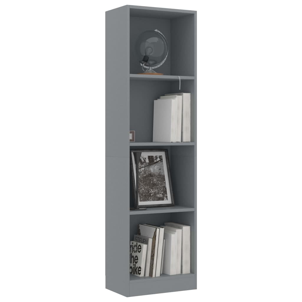 Kepooman 4-layer Modern Floor Cabinet, Home Book Cabinet,Side Corner Storage Cabinet for Kitchen, Wood White Kepooman 4-layer Modern Floor Cabinet, Home Book Cabinet,Side Corner Storage Cabinet for Kitchen, Wood White