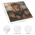 thumbnail image 3 of TIAOTIAOHOU Home Decor Cloth Napkin Reusable - A Majestic Lion Design 4 PCS, 3 of 7