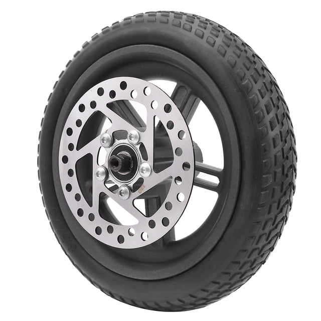 Rueda trasera de 8,5 pulgadas para Xiaomi Pro+neumático hueco+juego de repuesto para patinete con freno de disco de 120MM NikouMX Deportes