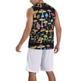 thumbnail image 2 of Naloa Bright Mushrooms Basketball Jersey Reversible Men's Mesh Athletic Sports Shirts Training Practice S-4XL3X-Large, 2 of 6