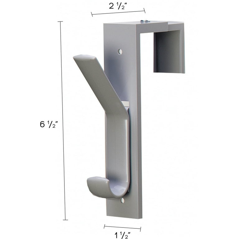 Deflecto Plastic Partition Hooks - 2 Hooks - for Garment - 2 / Pack Deflecto Plastic Partition Hooks - 2 Hooks - for Garment - 2 / Pack