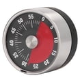 thumbnail image 3 of Mechanical Timer,  Kitchen Timer, 60 Minute Countdown Timer Visual Timer For Cooking, Baking, Working, Classroom, Time Management Tool With  Alarm Sound & Stainless Steel Frame, 3 of 8