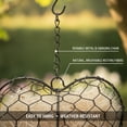 thumbnail image 4 of Handmade Alpaca Fiber Bird Nesting Heart,Birds Nests Material Holder,Winter Tree Shelter for Wild Bird,Hummingbird Houses Nest Boxes Gifts for Outside Garden Art Birdhouse,Birds Lovers,1 Pack,7"x7.8", 4 of 9