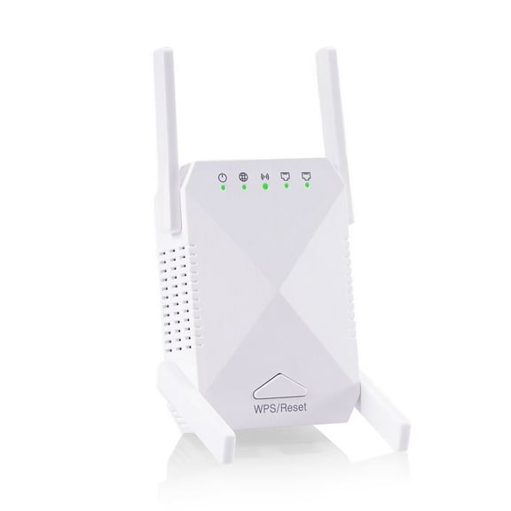 WiFi Extender Up to 12000 Sq.Ft, 1200Mbps Dual Band Repeater with 6 High-Gain Antennas & Ethernet Port, AP/Repeater/Router 3-in-1 Mode, for Home and Office