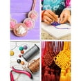 thumbnail image 3 of Dosaele Nylon Satin Cord Rattail Thread for Chinese Knotting Kumihimo Beading Macrame Jewelry Making Sewing DIY jewelry line, 3 of 5