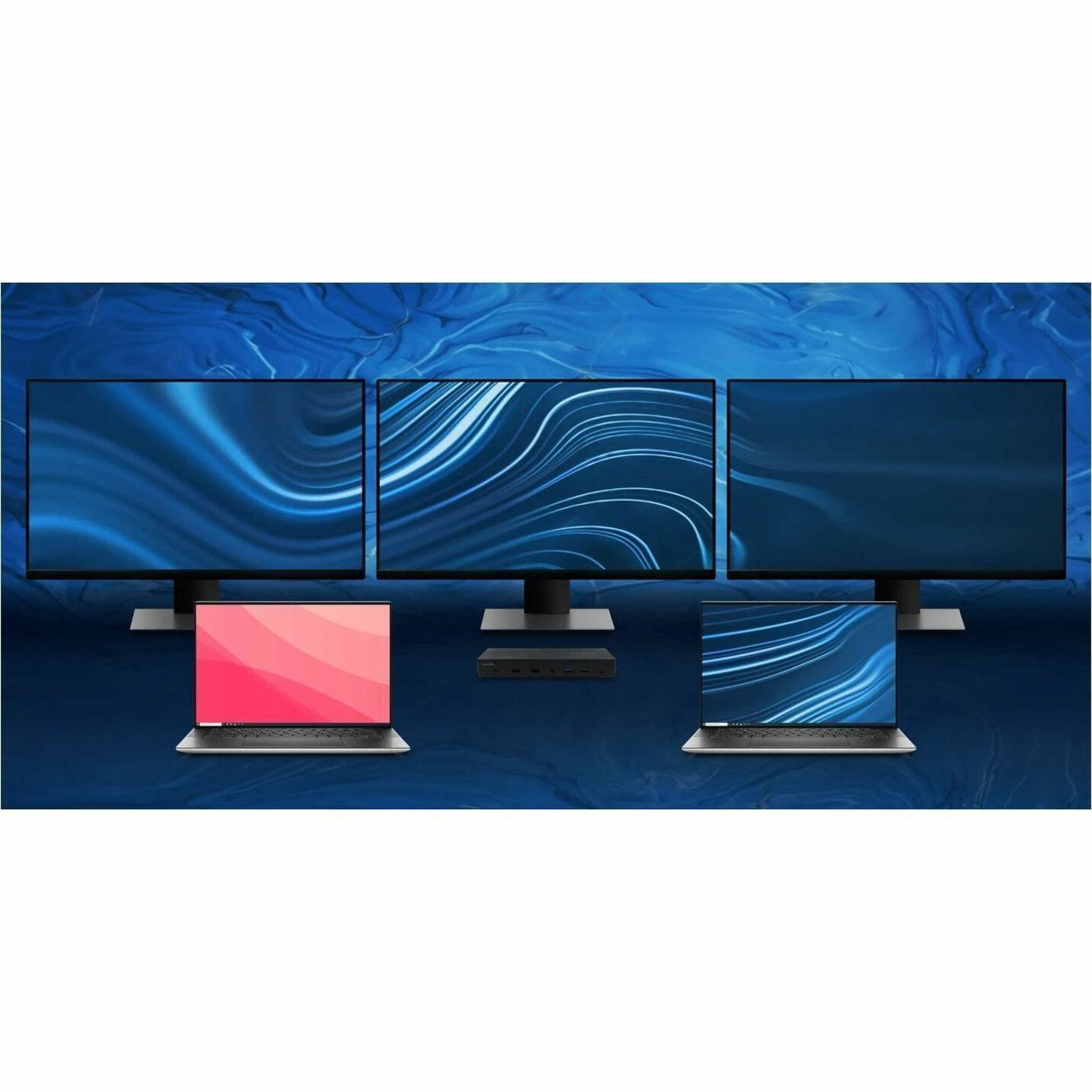 VisionTek VT4950 Docking Station - for Notebook, Keyboard, Mouse, Monitor, Desktop PC - 230 W - USB Type C - 3 Displays Supported - 4K - 4096 x 2160, 3840 x 2160 - 7 x USB Ports - 2 x USB 2.0 - 2 x...