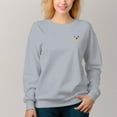 thumbnail image 4 of Women's Clown Expression Pattern Crew Neck Pullover Cozy Clothes Autumn Winter, 4 of 11