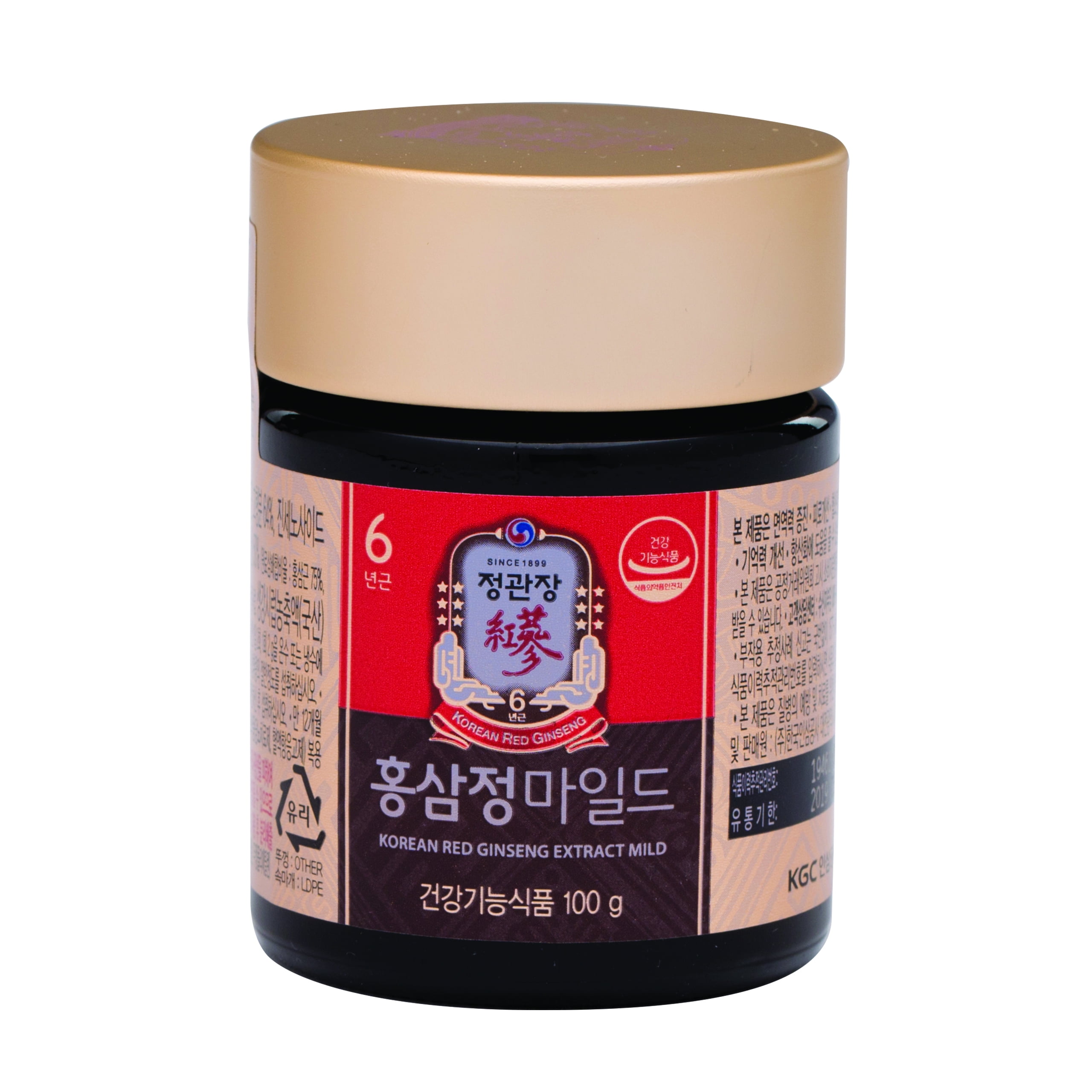 Korean Panax Red Ginseng 1000mg Extract Mild - Walmart.com - Walmart.com