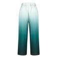 thumbnail image 5 of Jxximdong Cargo Pants for Women, Gradient Printed Loose Pocket Patchwork Casual Pants, Green Womens Casual Trousers, 5 of 5