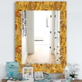 thumbnail image 2 of DESIGN ART Designart 'Yellow Moods 13' Bohemian and Eclectic Mirror - Modern Printed Wall Mirror 23.7 in. wide x 31.5 in. high, 2 of 5
