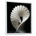 thumbnail image 2 of Designart "Onyx Ocean Passage In Black And White" Nautilus Floater Framed Wall Decor, 2 of 5