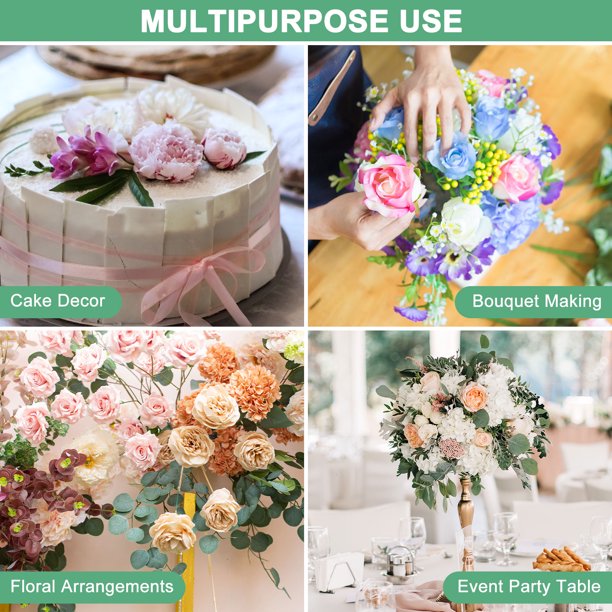 Lot De 40 Têtes De Fleurs Artificielles, 3.15 Pouces Tête De