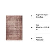 thumbnail image 2 of Loloi Rugs Loren 8'4" x 11'6" Printed Polyester Rug in Eggplant and Crimson, 2 of 6
