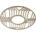 thumbnail image 2 of 24"OD x 8 3/4"ID x 1/4"T Empire Wood Fretwork Pierced Ceiling Medallion, Birch, 2 of 3