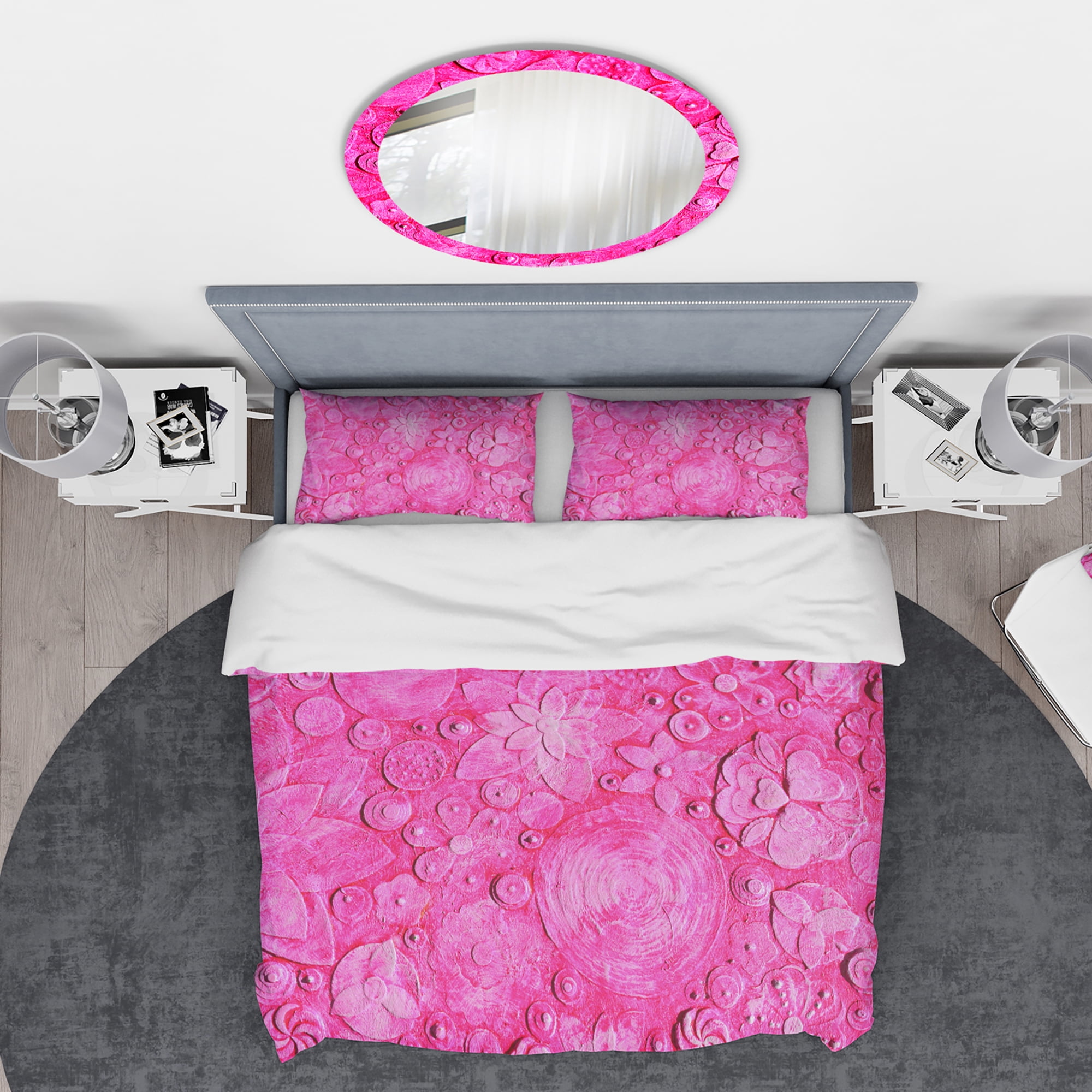 Designart 'Hawaiin Flower in Floral Pattern' Floral Duvet Cover Set