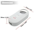 thumbnail image 5 of Unique Bargains Pink Silicone Three Button Car Remote Key Cover Case for Fiat 500 Viaggio Ottimo, 5 of 5
