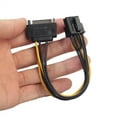 thumbnail image 3 of 15Pin SATA Male to 8pin PCI-E Male Video Card Power Supply Adapter Cable 20cm for Computer, 3 of 6