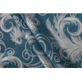 thumbnail image 3 of Cortinas GLORY RUGS Jacquard de Lujo 140x213 cm Turquesa, 3 of 4