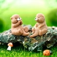 thumbnail image 3 of Adorable Miniature Figurine Resin Sculpture for Fairy Gardens Desktop Display Unique Home Statue, 3 of 3