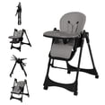 thumbnail image 1 of Silla Alta para Bebé FAHKNS 6 en 1 Convertible Plegable Gris, 1 of 7