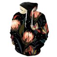 thumbnail image 1 of Sudadera con capucha y cremallera para hombre, diseño de mariposa de dibujos animados, talla grande, con estampado 3D, estilo hip hop, informal, unisex, estilo Harajuku, 1 of 6