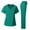 Green, variant on Bovxnpu Fall Winter Outfits for Women, Women 2 Piece Set Nurse Uniform Short Sleeve V Neck Set Comfortable Workwear