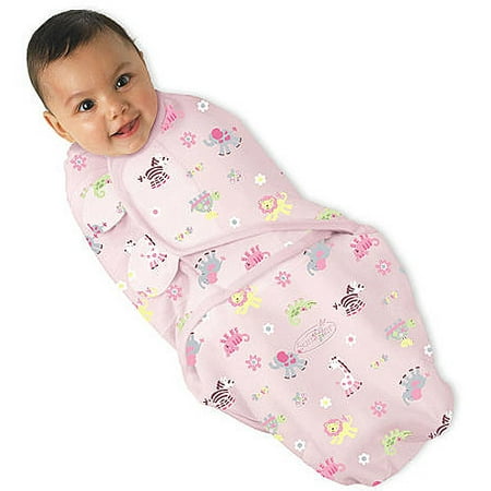 Kiddopotamus by Summer Infant SwaddleMe Blanket - Jungle Chic (Small / Medium)