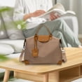 thumbnail image 1 of Bolso de lona del viaje de la bolsa de asas de la ropa del bolso del gimnasio de los deportes para el ejercicio que al aire libre caqui, 1 of 8