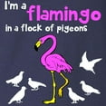 thumbnail image 3 of CafePress - Flamingo Flock Of Pigeons Long Sleeve Dark T Shirt - Long Sleeve Dark T-Shirt, 3 of 4