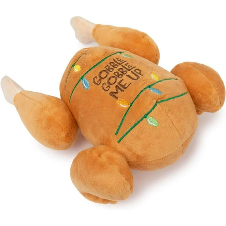 Turkey dog toy that gobbles top